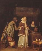 TERBORCH, Gerard The Letter (mk08) oil painting